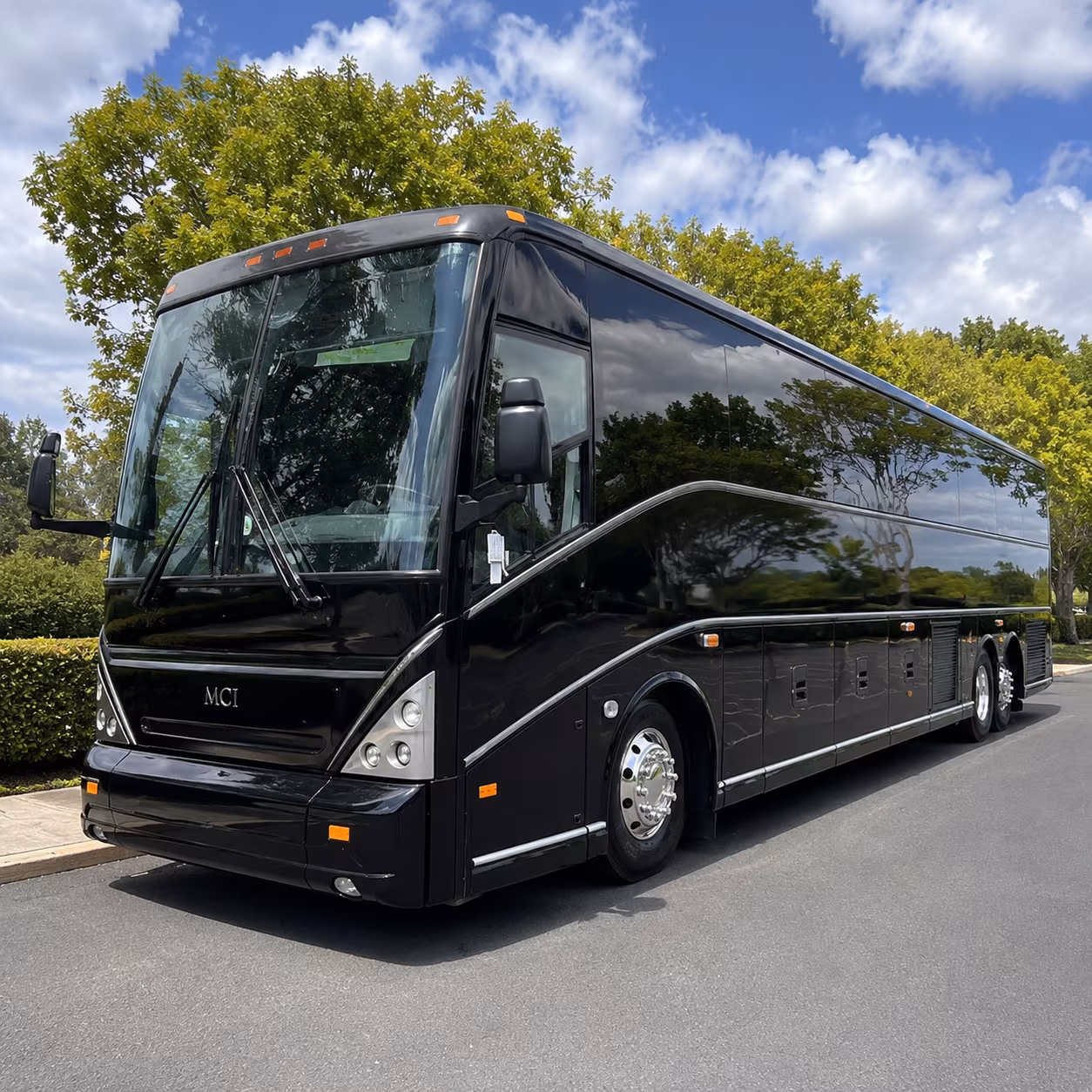 kennewick charter bus services exterior