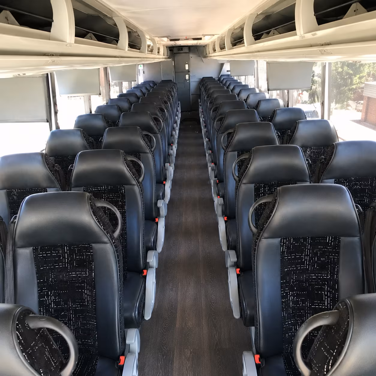 kennewick charter bus services interior